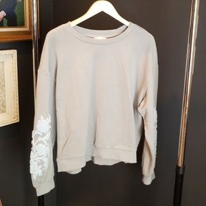 Sweatshirt with Puff detailed sleeves